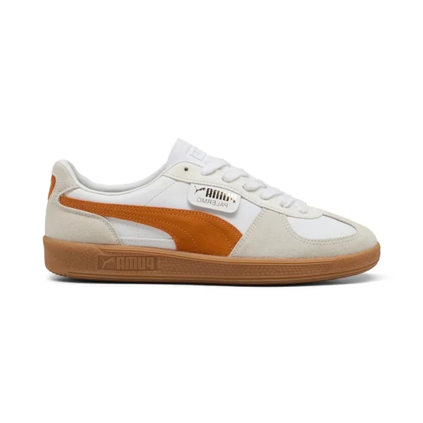 PU & MA Palermo LTH 39646416 Mens White Suede Lifestyle Sneakers Shoes