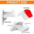 thumbnail image 2 of 10 Pcs Hat Hanger Organiser, Cap Organizer Wall Baseball Cap Holder, Black, 2 of 5