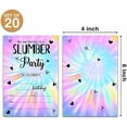 thumbnail image 2 of Sleepover Party Invitations - Sleepover Party Supplies For Girls Boys - Slumber Birthday Party Invites - 20 Invitation Cards With 20 Envelopes (f07)$$Home Decor, Kitchen, & Other, 2 of 5