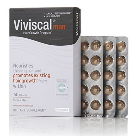 Viviscal Man Hair Growth Supplement 60 Tablets Walmart Com