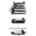 thumbnail image 4 of 1 Set Compression Packing Cubes Compressible Travel Packing Organizer for Carry on Suitcase, 4 of 5
