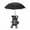 Black, variant on Mini Phone Umbrella for Sun Cell Phone Umbrella Sun Shade UV Protection Phone Umbrella for Sun Universal Adjustable Phone Stand Umbrella Umbrella Phone Shade Umbrella for Phone
