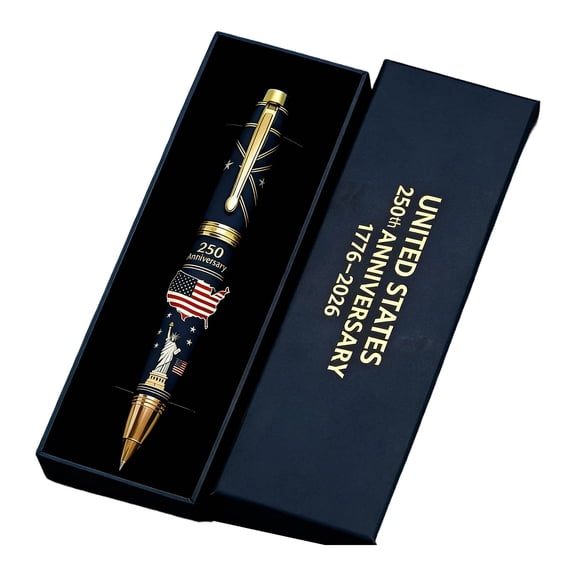 250th Anniversary Commemorative Ballpoint Pen, 250t Anniversary Pen, 250 Years of America Freedom, 4th july