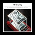 thumbnail image 3 of FS2202 Auto Range Multimeter 9999 Counts TRMS AC DC Voltmeter Amp NCV Resistance Capacitance Transistor Tester Red,1 x multimeter 1 pair x test leads 1 x temperature probe,Red, 3 of 8