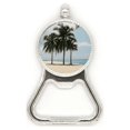 thumbnail image 1 of Ocean Sand Beach Sea Tree Picture Metal Beer Bottle Cap Opener Duty Stainless Steel, 1 of 3