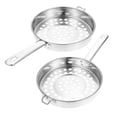 thumbnail image 5 of 2pcs Large Hole Cold Shrimp Colander, Handheld Kitchen Strainer, Mesh Skimmer for Vegetables, Fruits, Food, Home and Restaurant Use, 5 of 5