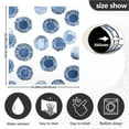thumbnail image 5 of Indigo Blue Print on White Dishwasher Magnet Cover Reuseable Refrigerator Magnet Cover Decal Fridge Microwave Stickers Hoilday Party Decor 23 x 26 Inch, 5 of 5