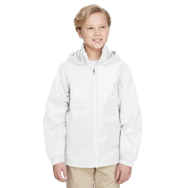 Team 365, The Youth Zone Protect Lightweight Jacket - WHITE - XL