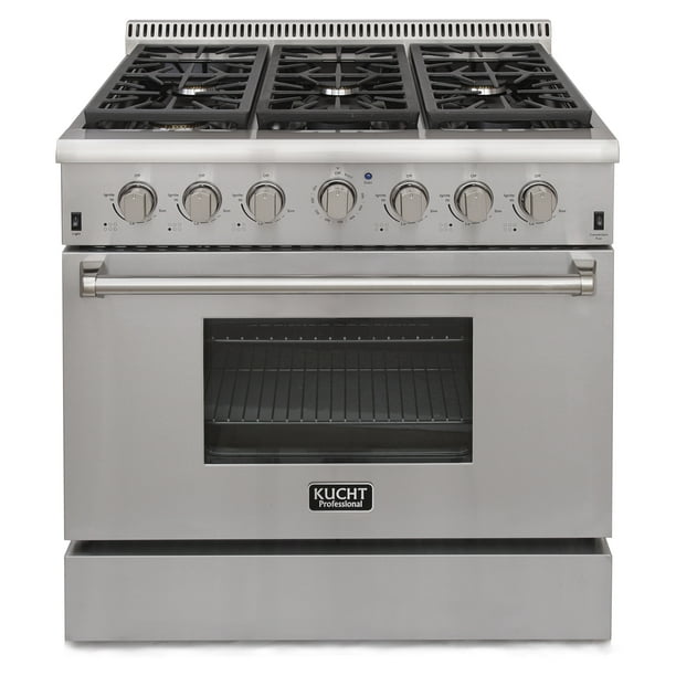 KUCHT Professional 36 in. 5.2 cu. ft. Natural Gas Range with Sealed
