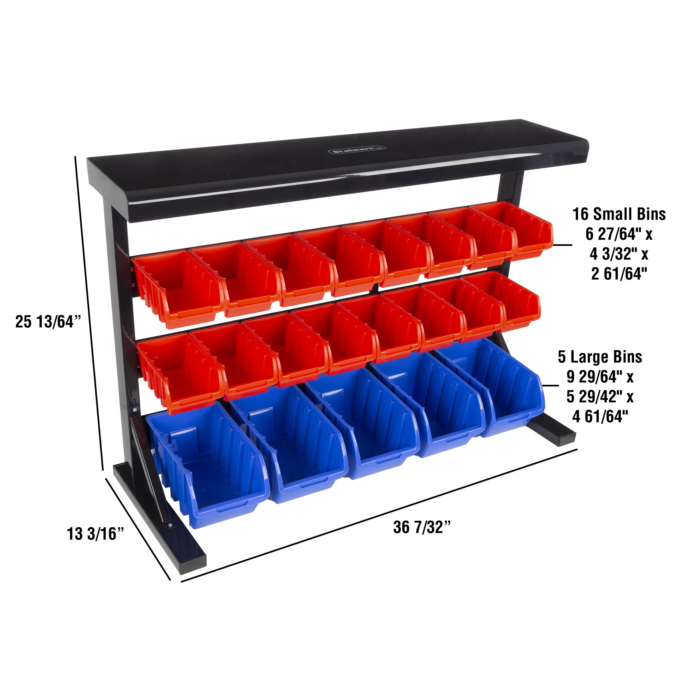 Stalwart 21-Bin Organizer for Work Room or Home Office