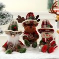 thumbnail image 1 of Precio de Descuento, Adorno para árbol de Navidad, muñeco de nieve colgante, decoración para ventana navideña, sombrero alto, muñeco pequeño, regalo colgante Akmoler, 1 of 9