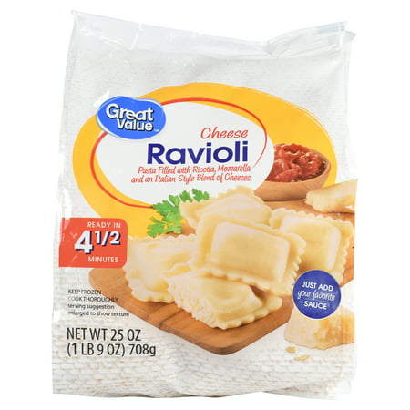 Great Value Five Cheese Ravioli, 25 oz