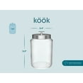 thumbnail image 2 of Kook Glass Kitchen Storage Canisters, 3.7 Liters, Set of 2, 2 of 5