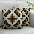 thumbnail image 3 of QZHH  Urban Tribal Pattern Aztec - Concrete and Wood Decorative Pillow Covers Cozy Soft Throw Pillowcase Square Couch Cushion Cover for Home Decor Sofa Living Room Bed Car, 3 of 5