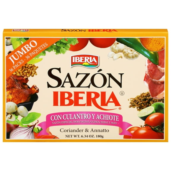 (3 Pack) Iberia Sazon, Coriander & Annatto, 6.34 Oz