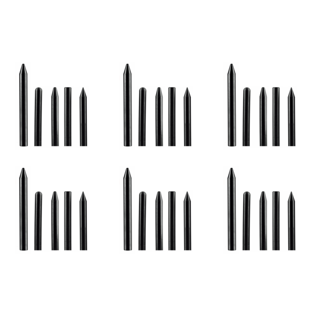 Pluma de reparación Dent Car Bump Tap Down Paintless Removal Tools Black 5pcs