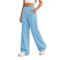 thumbnail image 4 of LckLvx Sweatpants for Boys Girls Wide Leg Elastic Waist Outdoor Casual Pants with Pockets, 4 of 9