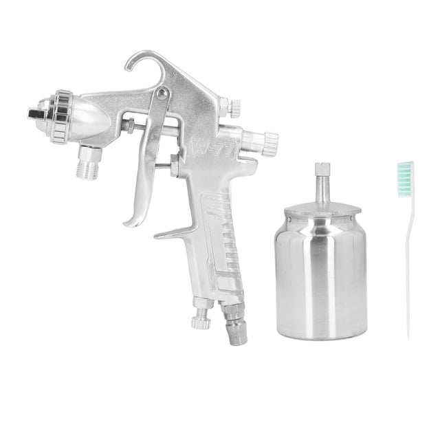 Pulverizador de pintura neumático de alta atomización con alimentación por sifón G1/4, 1000 ml, gran capacidad
