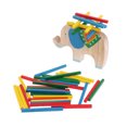 thumbnail image 3 of De 2 Los Palillos Rompecabezas Bloques strucción Tablero Tablero Juguetes Educativos Sunnimix Rompecabezas de madera de apilamiento, 3 of 8