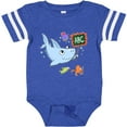 thumbnail image 3 of Inktastic Teacher Shark with School of Fish Boys or Girls Baby Bodysuit, 3 of 5