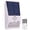 White, variant on Zhangyh Solar Motion Sensor Sound Alarm, 129db Siren Red Warning Strobe Light Alarm White Security Wall Flood Light for Outdoor Camping Yard Villa Barn Farm Garage Orchard