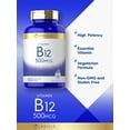 thumbnail image 3 of Suplemento Carlyle de vitamina B12 500 mcg 500 comprimidos, 3 of 7