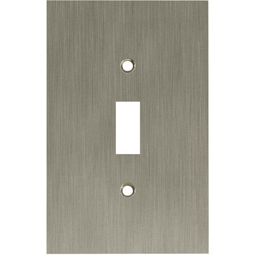 Franklin Brass Concave Single Switch Wall Plate in Satin Nickel