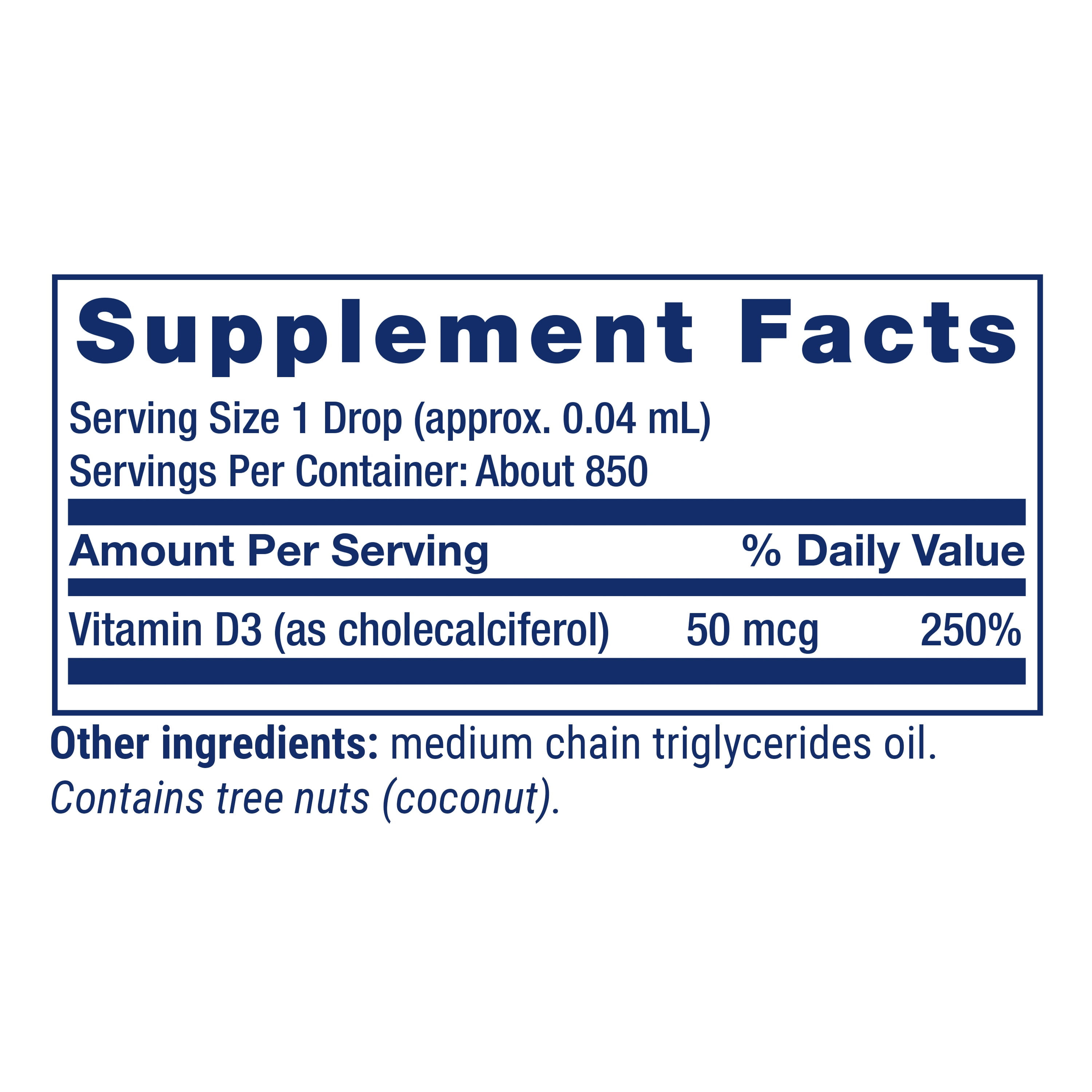 Life Extension Liquid Vitamin D3, 50 mcg(2000IU) - For Immune Support, Bone & Heart Health - Gluten-Free, Non-GMO - Net 1 fl. Oz. (29.57mL)