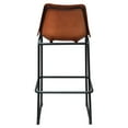 thumbnail image 7 of Diamond Sofa Camden Bar Height Chair in Genuine Clay Leather with Black Powder Coat Base, 7 of 7