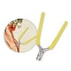 thumbnail image 3 of Cortador de cutículas, herramientas para decoración de uñas, tijeras de acero inoxidable para cutículas. Amarillo, 3 of 4