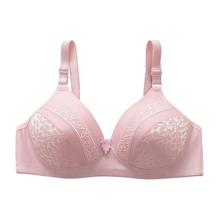 Pink 42 Women s Push Up Wireless Women s Bras Bra Comfort Support No Padded Sports Bra Underwire Bras Comfortable Wire Bras Packs Bralette Everyday Underwear