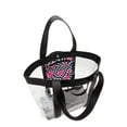 thumbnail image 2 of No Boundaries Women's Vinyl Beach Tote with Removable Glasses Case, Black, 2 of 5