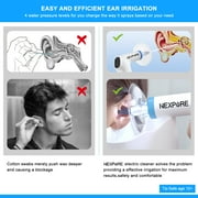 NEXPURE Ear Wax Removal, Ear Cleaning Kit,4 Cleaning Modes, One-Touch Start Water Spray,5 Ear Tips & Ear Basin