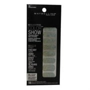 Maybelline Color Show Prints Mirror Effect Nail Stickers. 50, Silver Sparks