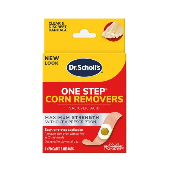 Dr. Scholl's One-Step Corn Remover Cushion Strips, 6 Count
