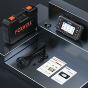 FOXWELL Automotive Diagnostic Scan Tool All Systems OBD2 Scanner Free 8 Maintenance ABS Bleeding SAS Calibration Injector Coding TPS Oil EPB BRT DPF Reset EOBD Car Code Reader Free Update