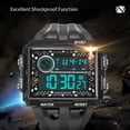 thumbnail image 4 of Reloj Deportivo Digital ANGGREK 50 M Resistente Al Agua Esfera Rectangular Luminosa Para Hombres, 4 of 7