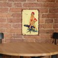 thumbnail image 3 of Sexy Lady Retro Metal Plate Tin Sign Vintage Iron Painting Poster Art Home Decor Tmvgtek Para estrenar, 3 of 9