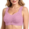 thumbnail image 6 of Njagoc3 Wireless Bras for Women Beautiful Back Lace Side Support Lifting Adjustable Everyday Bra, 6 of 6