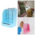 thumbnail image 2 of Langgg Small Animal Hanging Hay Rack Rabbit Feeder Stand for Herbivore Blue, 2 of 9