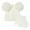 White, variant on GYRATEDREAM Baby Beanie Hat & Mittens Set Double Pom Pom Toddler Beanies Knit Infant Winter Hat Caps for Boys Girls 2-6 Years