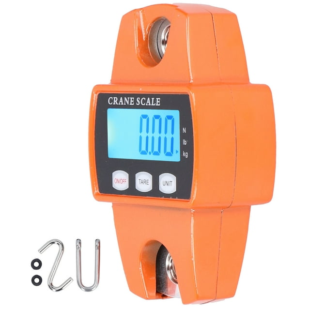 Daytesy Portable Digital Scale - 300kg Mini Portable Crane Scale LCD Digital Electronic Hanging Hook Scale Weight Measuring Tool