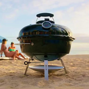 Slow 'N Sear® Charcoal Travel Kettle Grill with Charcoal Basket - 18 in by SnS Grills