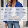 thumbnail image 3 of Xinoom Women Zip Up Cropped Bomber Jacket, Point Collar Long Sleeve Balloon Cuffs Loose Casual Outer Coat, Lightweight Streetwear Outerwear Navy,M, 3 of 7