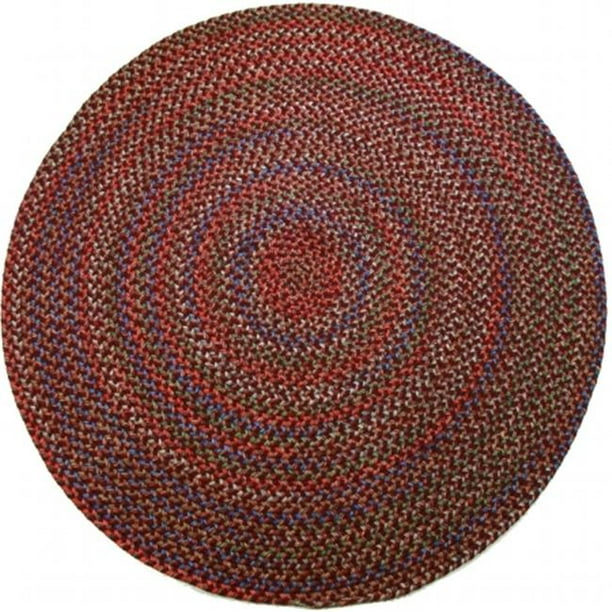 Rhody Rug KA43R072X072 Katie 6 ft. Multi IndoorOutdoor Round Braided
