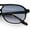 Tortoise - Smoke, variant on Boho Thin Plastic Racer Retro Color Hipster Fashion Sunglasses All Black