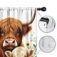 thumbnail image 4 of Blackout Kids Curtains,Highland Cow and Sunflower Childrens Insulated Curtains Set Of 2,Bedroom Essentials,Toddler Room Decor 42x54in(106x137cm), 4 of 4