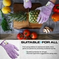 thumbnail image 5 of CHUANK Ultra Durable Series Cut Resistant Gloves - Cutting Gloves for Chefs  BBQ and Cooking - Level 5 Protection; Food Grade Safe Cut Proof Gloves - Grey  Medium Size [2-Pack], 5 of 5