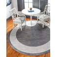 thumbnail image 4 of Jill Zarin Uptown Abstract Modern Area Rugs, Gray, 8' 0 x 8' 0 Round, 4 of 8