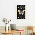 thumbnail image 2 of Nawypu Rustic Boho Wall Decor Moon Phases Wall Art Stars and Moon Gothic Wall Decor Minimalist Bohemian Room Decor Witchy Decor Wooden Moon Phase Wall Hanging Farmhouse Wall Sign for Home, 2 of 4